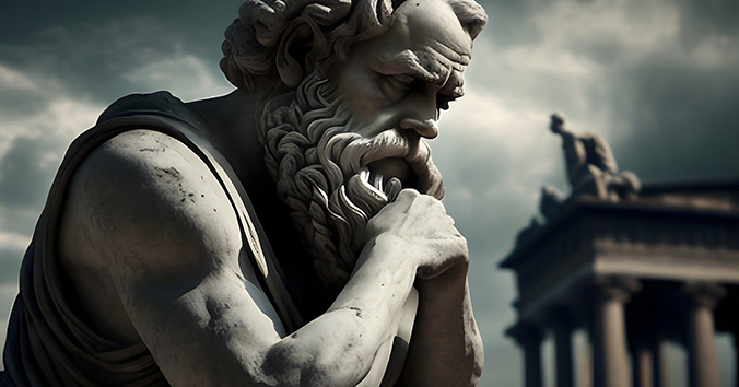 Socrates image by fszalai on Pixabay